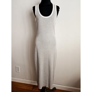 NWT Caroline Constas Women's Ribbed Fitted Stretch Knit Maxi Dress M
